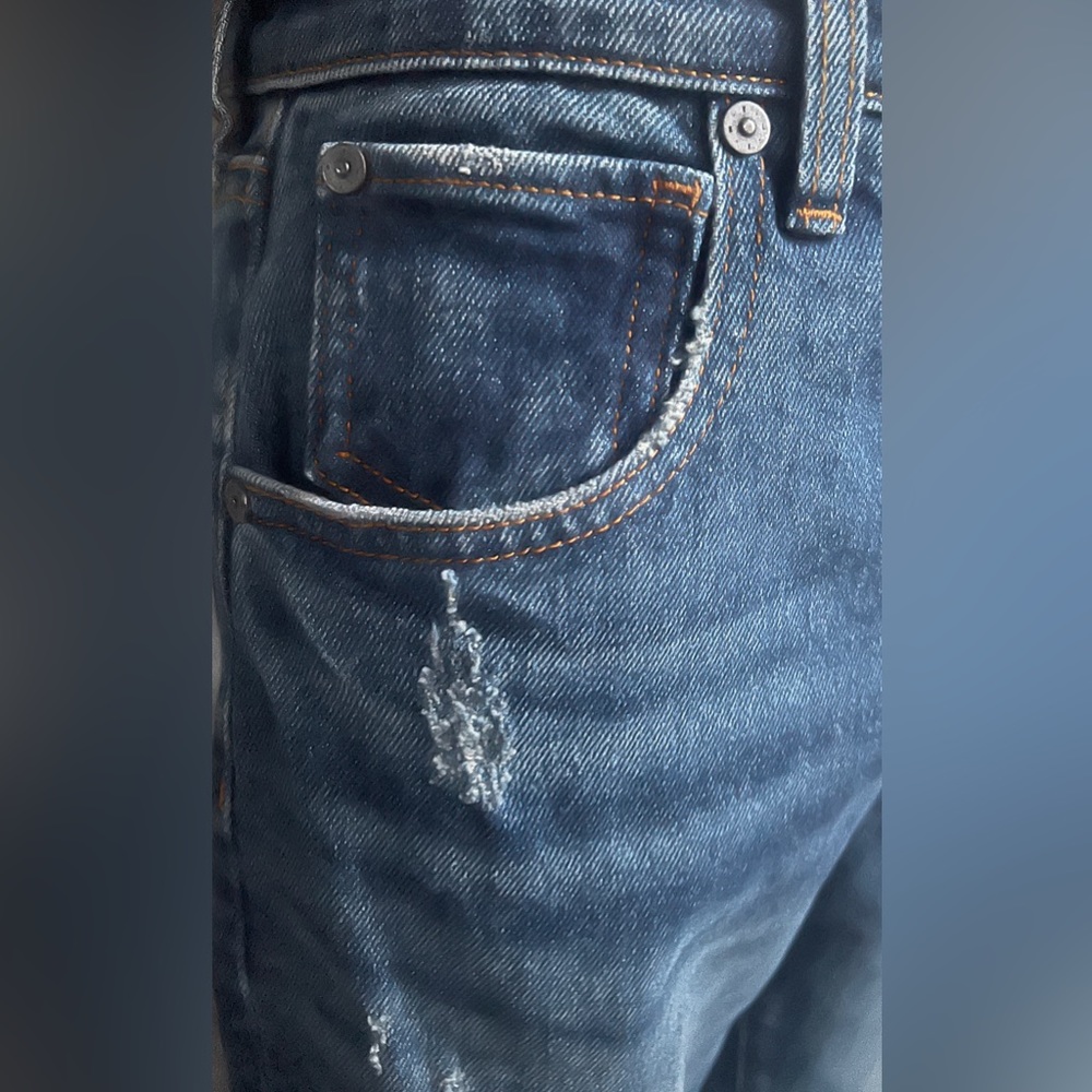 HALE By AG NADINE HIGH RISE DISTRESSED STRAIGHT LEG JEAN - Picture 6 of 12